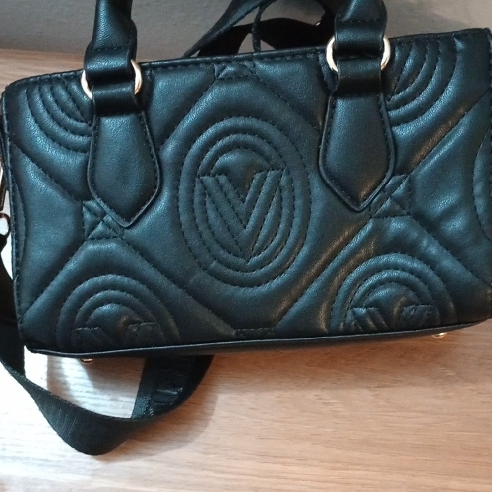 Valentino Black Mini Quilted Bag - Picture 6 of 6